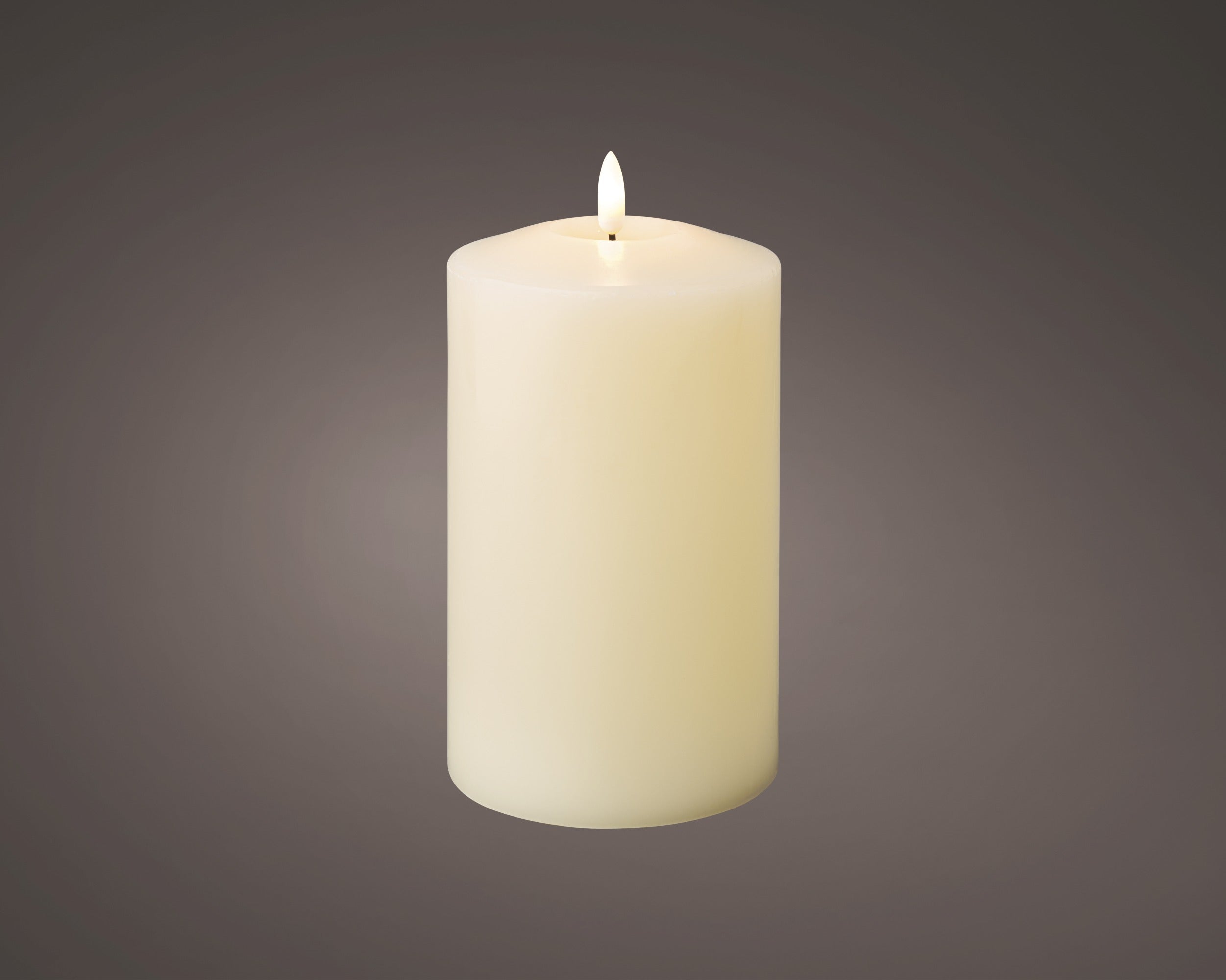LED Wick Church Candle - Beige (19 cm)