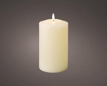 LED Wick Church Candle - Beige (19 cm)