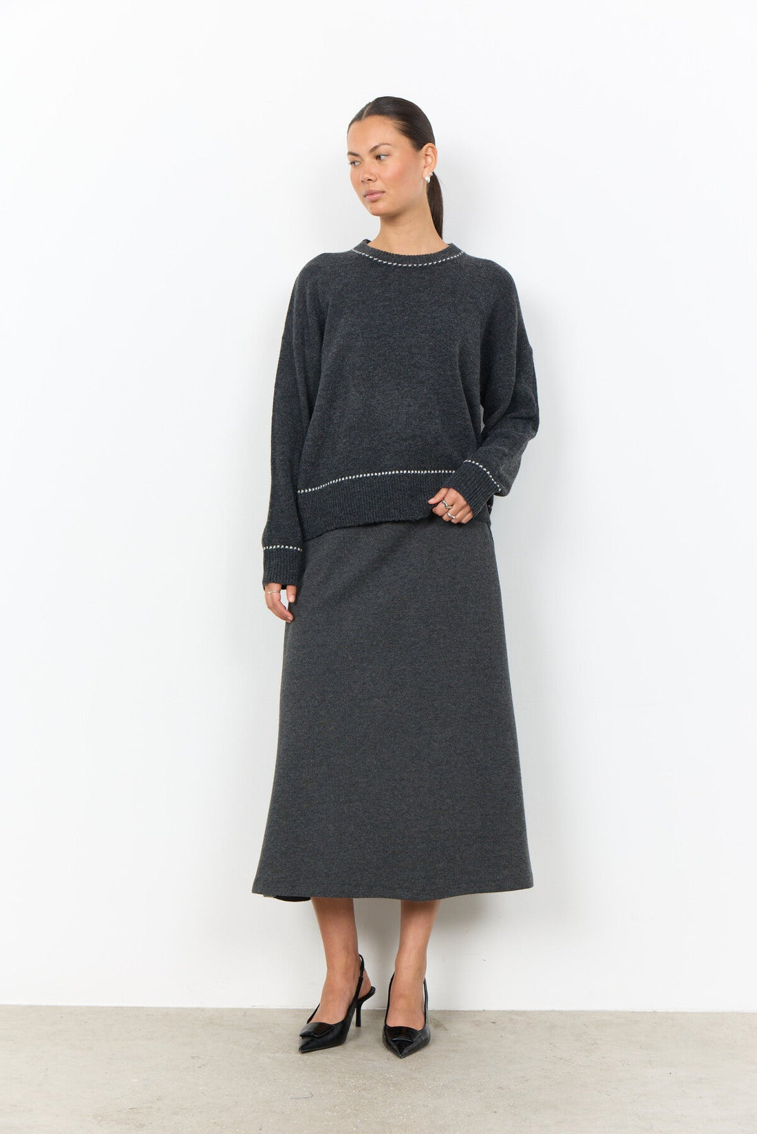 SC-ORLEAN 18 - YD Pullover Dark grey