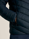 Garrett Navy Showerproof Padded Jacket