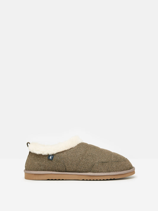 Lazydays Tan Brown Faux Fur Lined Slippers