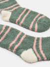 Women's Fluffy Green Socks