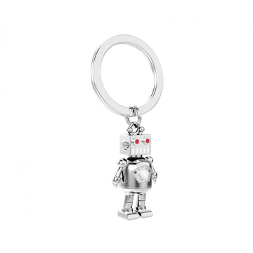 SILVER ROBOT KEYRING