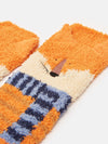 Jnr Fluffy Orange Character Socks