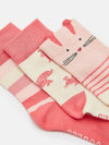 Neat Feet Pink Pack of Three Kids' Socks