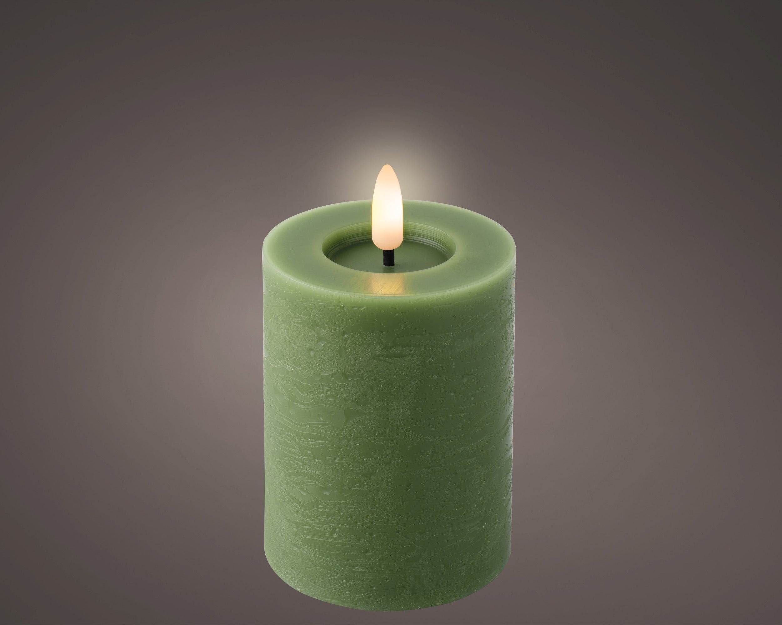 Lumineo LED Wick Candle - Green (11.2 cm)
