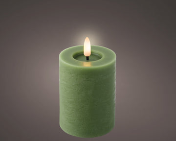 Lumineo LED Wick Candle - Green (11.2 cm)