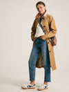 Epwell Brown Waterproof Belted Trench Coat