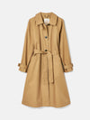 Epwell Brown Waterproof Belted Trench Coat