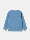 Mackenzie Blue Embroidered Rabbit Crew Neck Sweatshirt