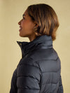 Pembury Navy Showerproof Longline Padded Coat With Hood