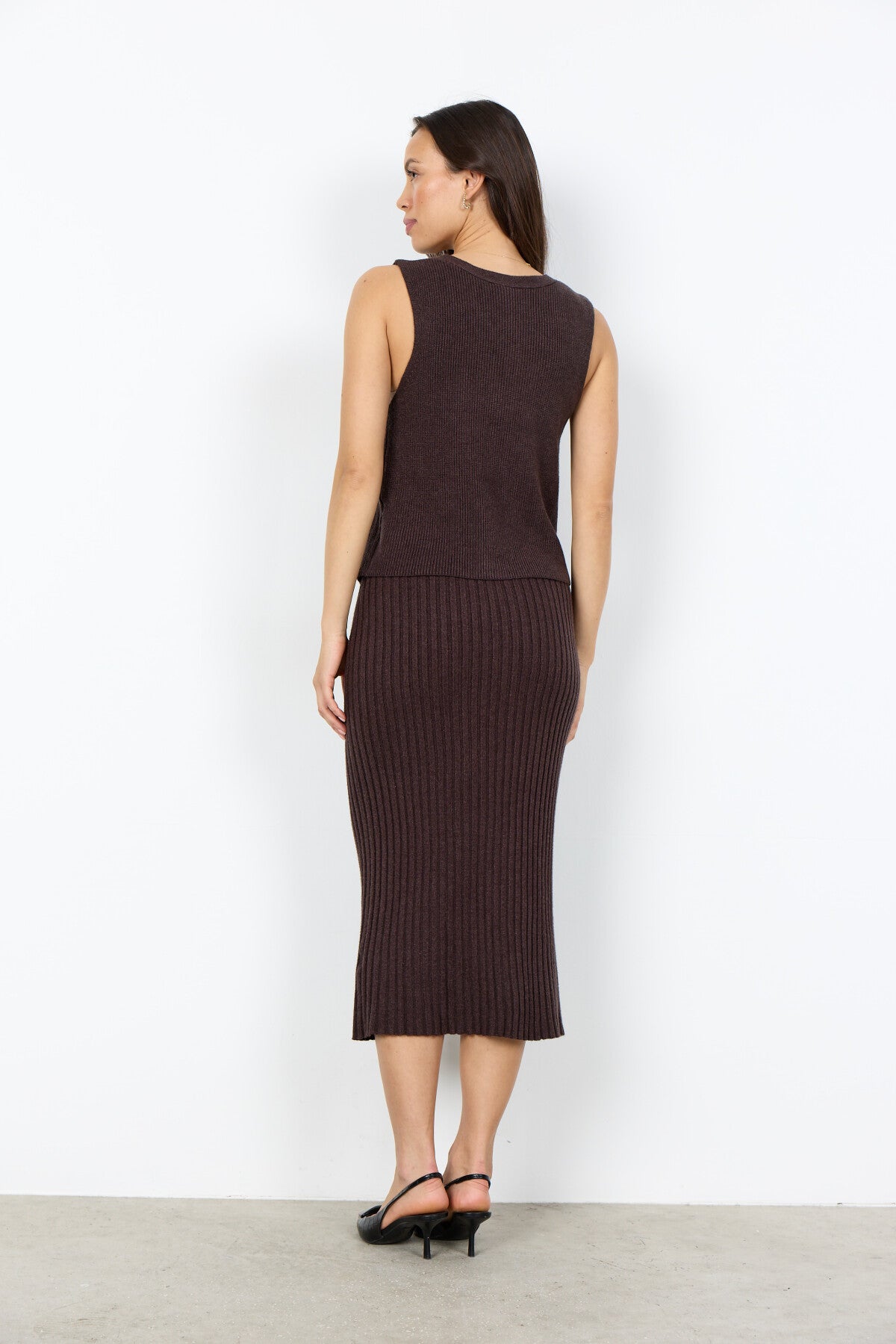 SC-KANITA 27 Waistcoat Dark plum
