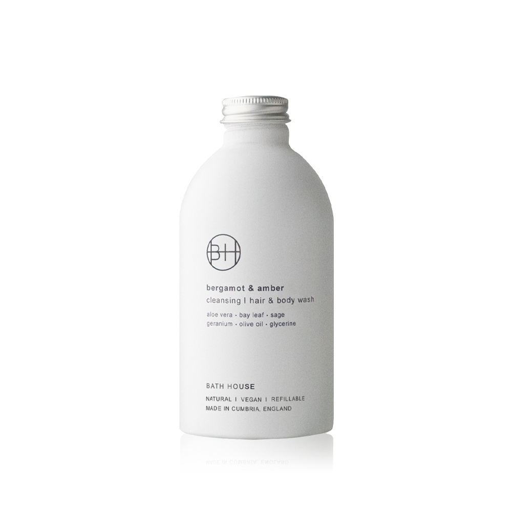Bergamot & Amber Hair & Body Wash 300ml