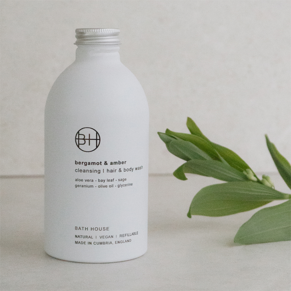 Bergamot & Amber Hair & Body Wash 300ml