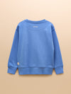 Sundaze Blue Crew Neck Slogan Sweatshirt