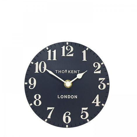 Arabic Mantel Clock - Ink - 6" - RUTHERFORD & Co