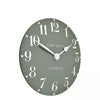 Arabic Wall Clock - Seagrass - 12" - RUTHERFORD & Co