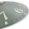 Arabic Wall Clock - Seagrass - 12" - RUTHERFORD & Co