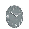 Arabic Wall Clock - Flax Blue - 12" - RUTHERFORD & Co