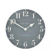 Arabic Wall Clock - Flax Blue - 12" - RUTHERFORD & Co