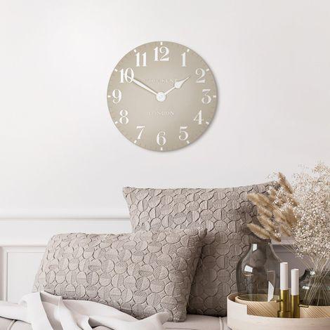 Arabic Wall Clock - Sand - 12" - RUTHERFORD & Co