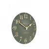 Arabic Wall Clock - Lichen Green - 12" - RUTHERFORD & Co