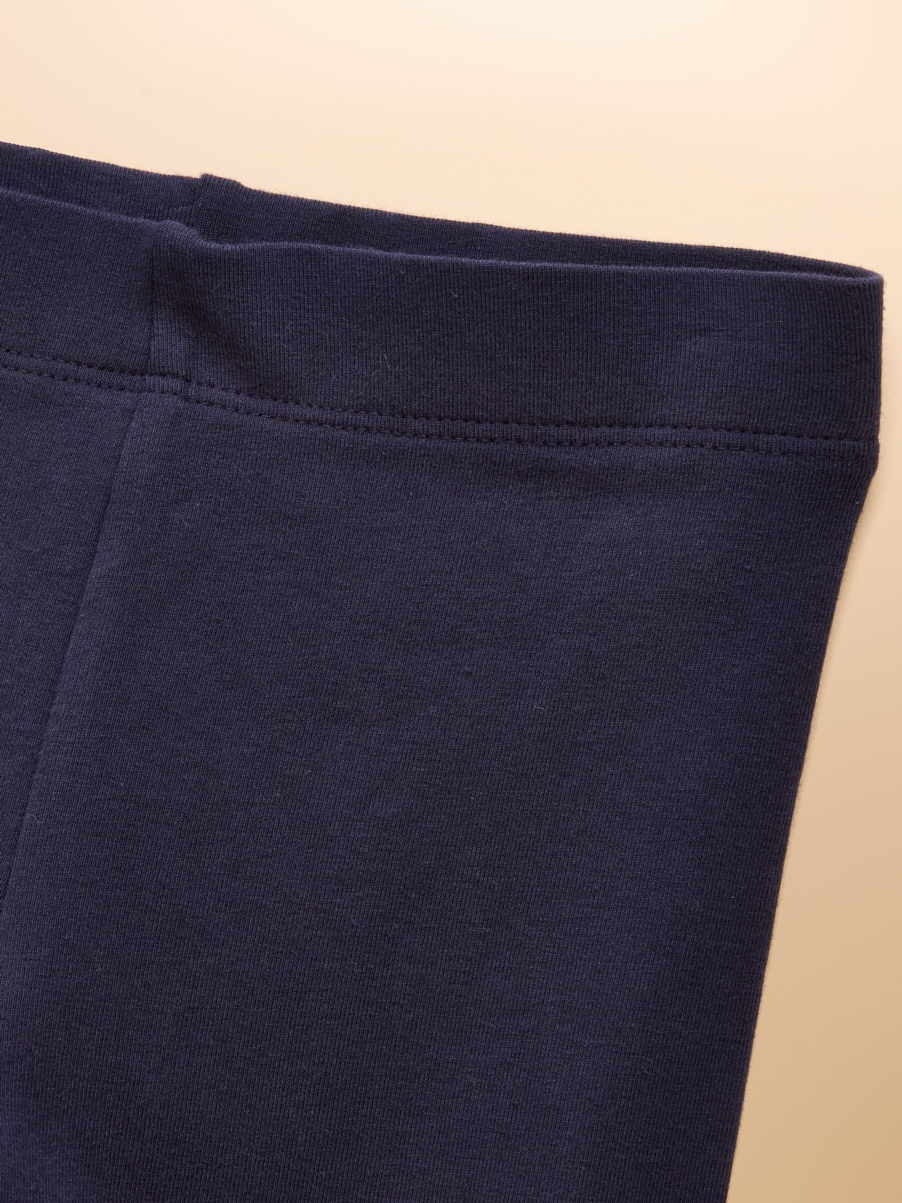 Girls' Deedee Navy Blue Jersey Leggings