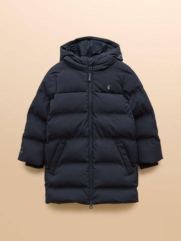 Kids' Padwell Navy Waterproof Padded Coat