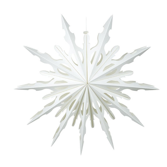 HANGING PAPER KIRIGAMI SNOWFLAKE LARGE DESIGN 1