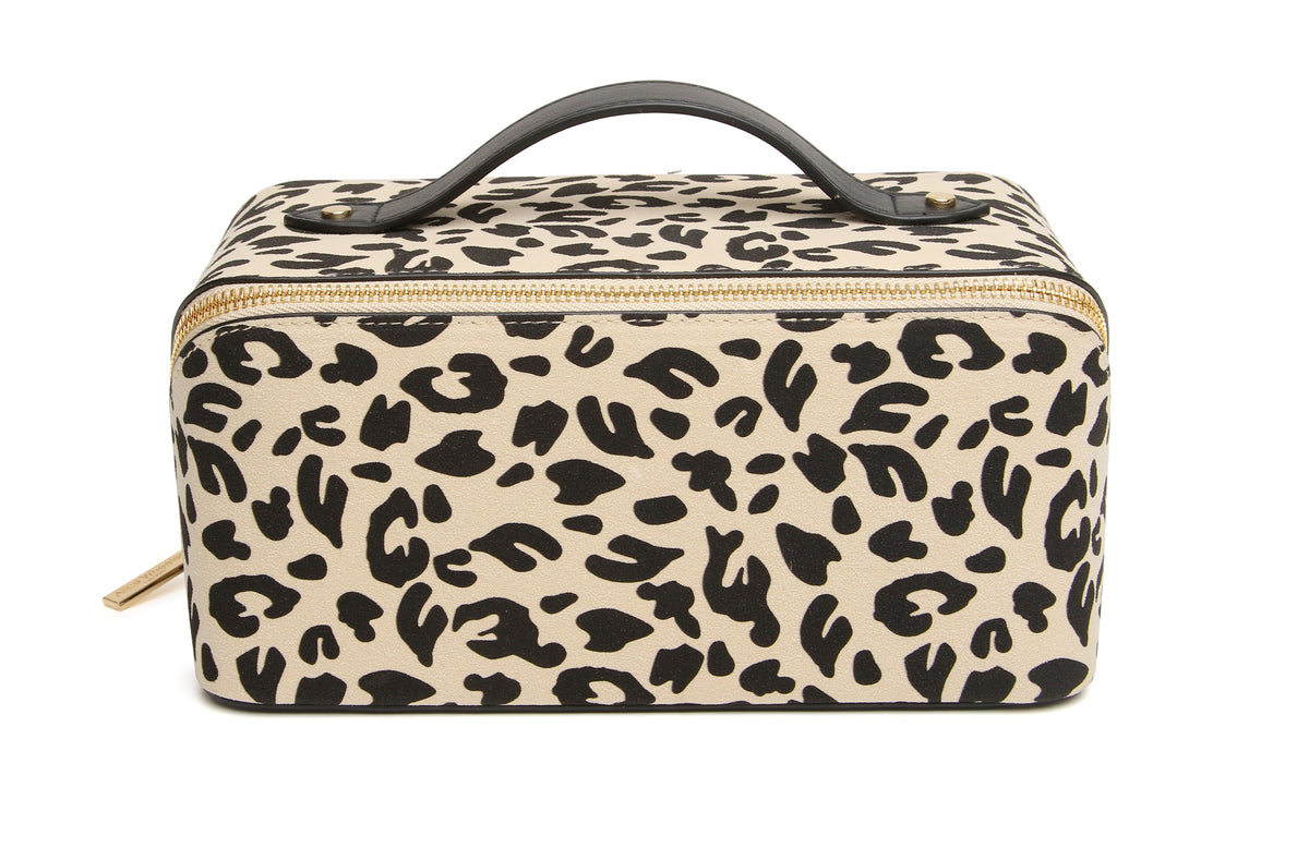 Light Leopard - Train Case