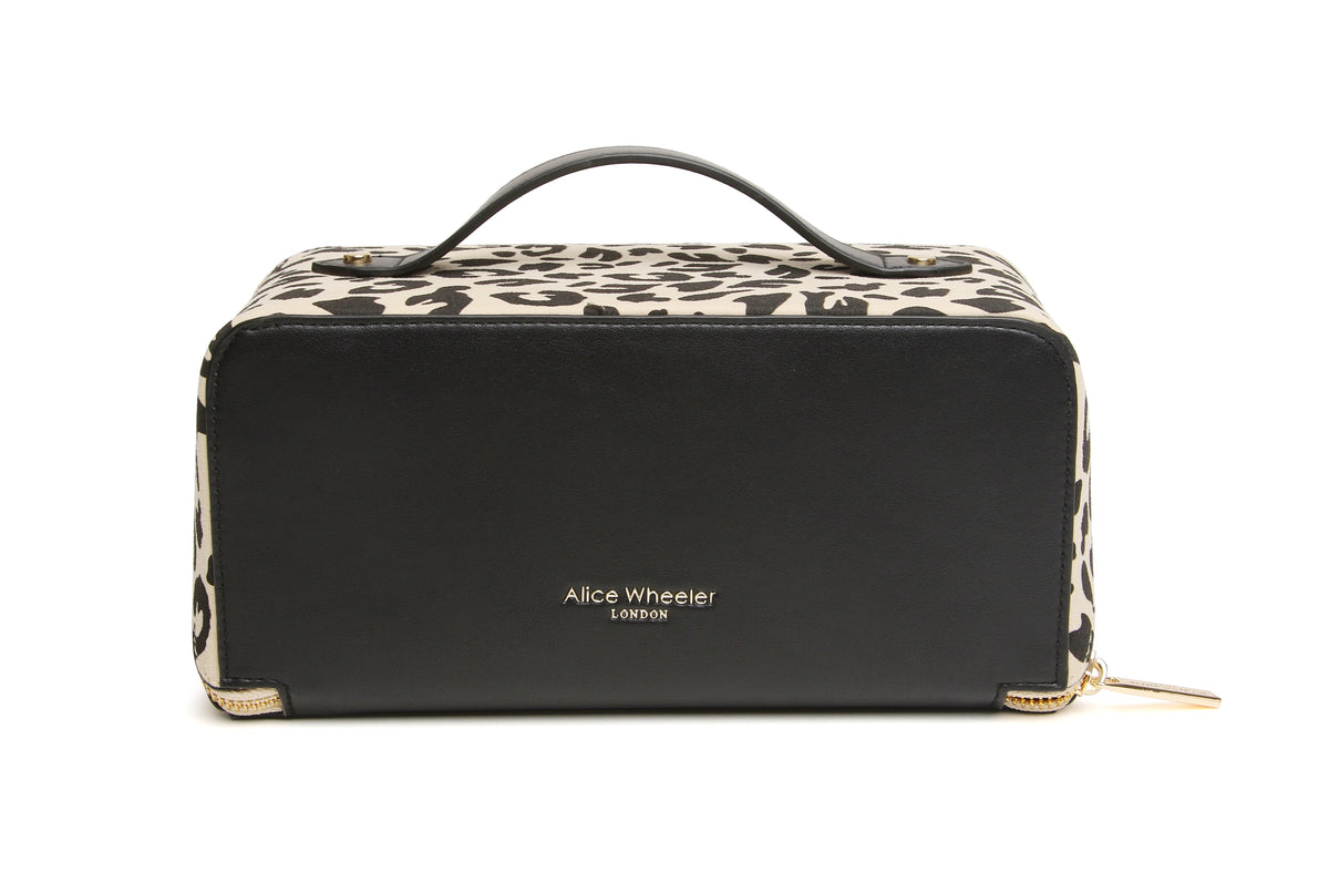 Light Leopard - Train Case