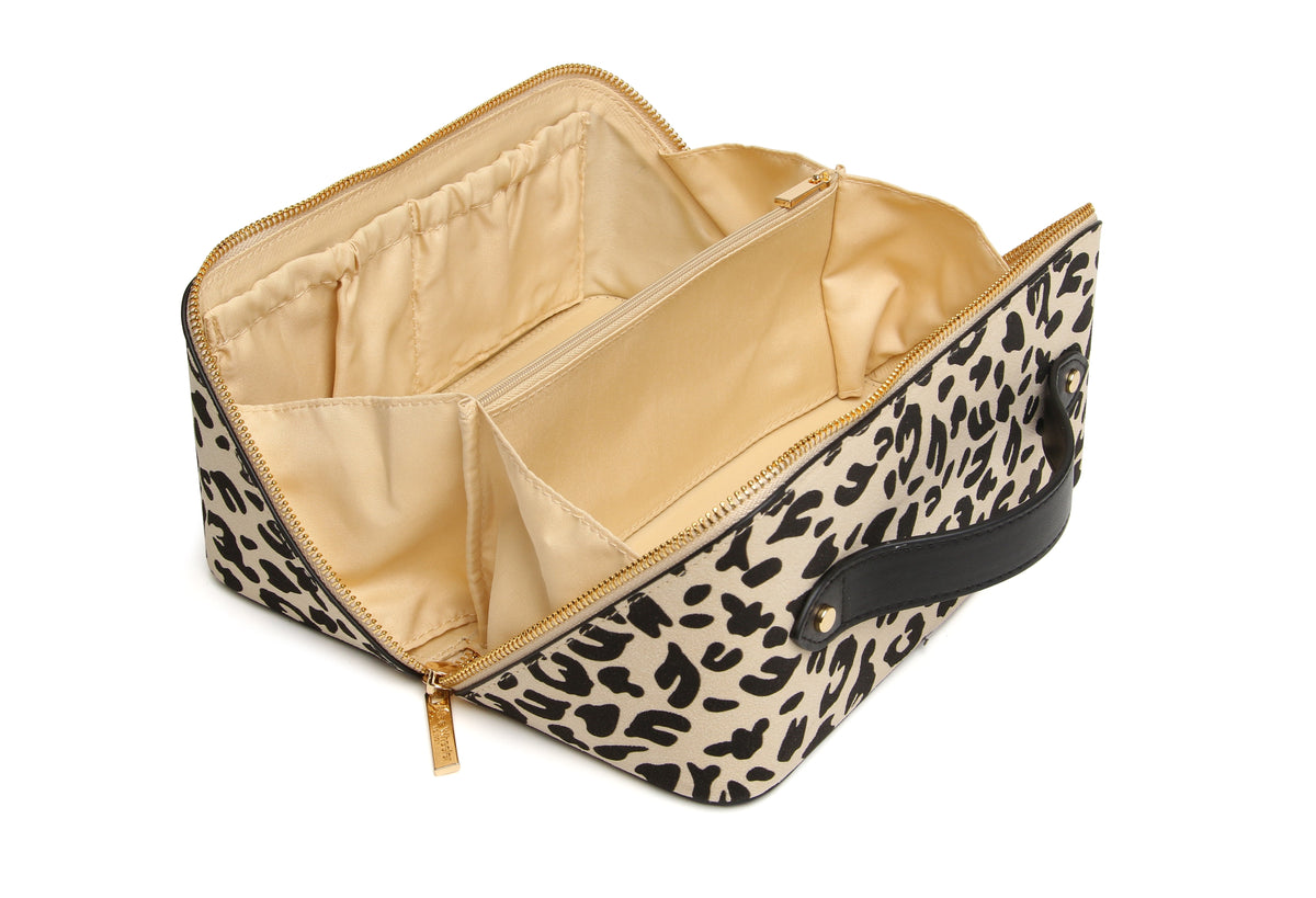 Light Leopard - Train Case