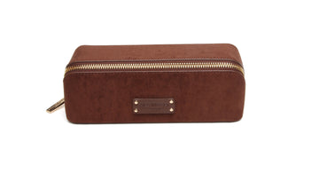 Chocolate - Kensington Suede Small Train Case