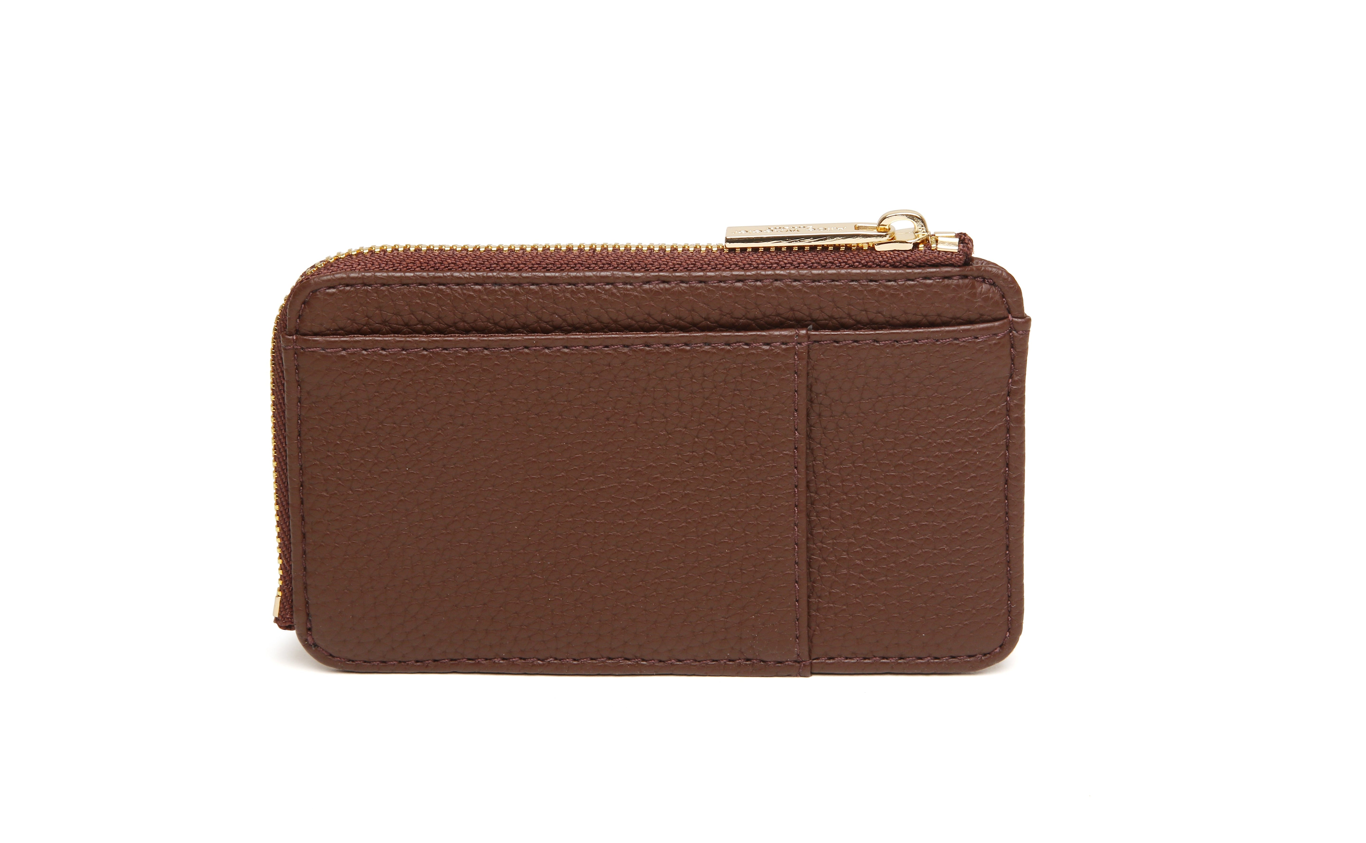 Chocolate - Kensington Suedette Coin and Card Purse