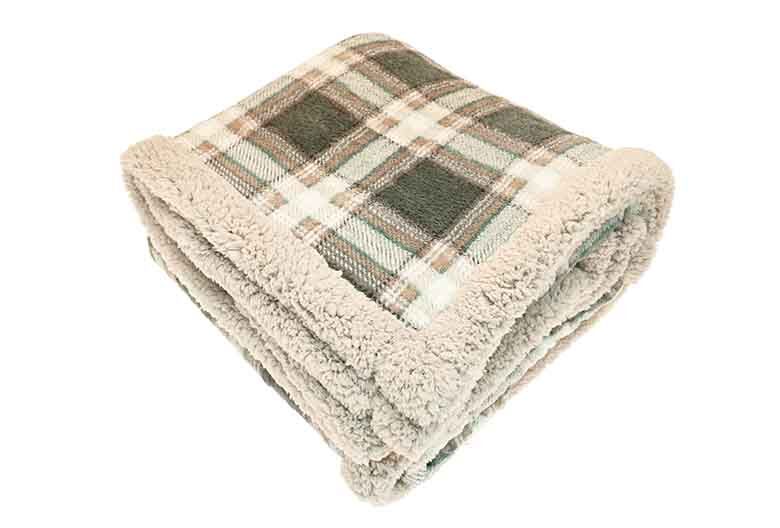Check sherpa throw eucalyptus