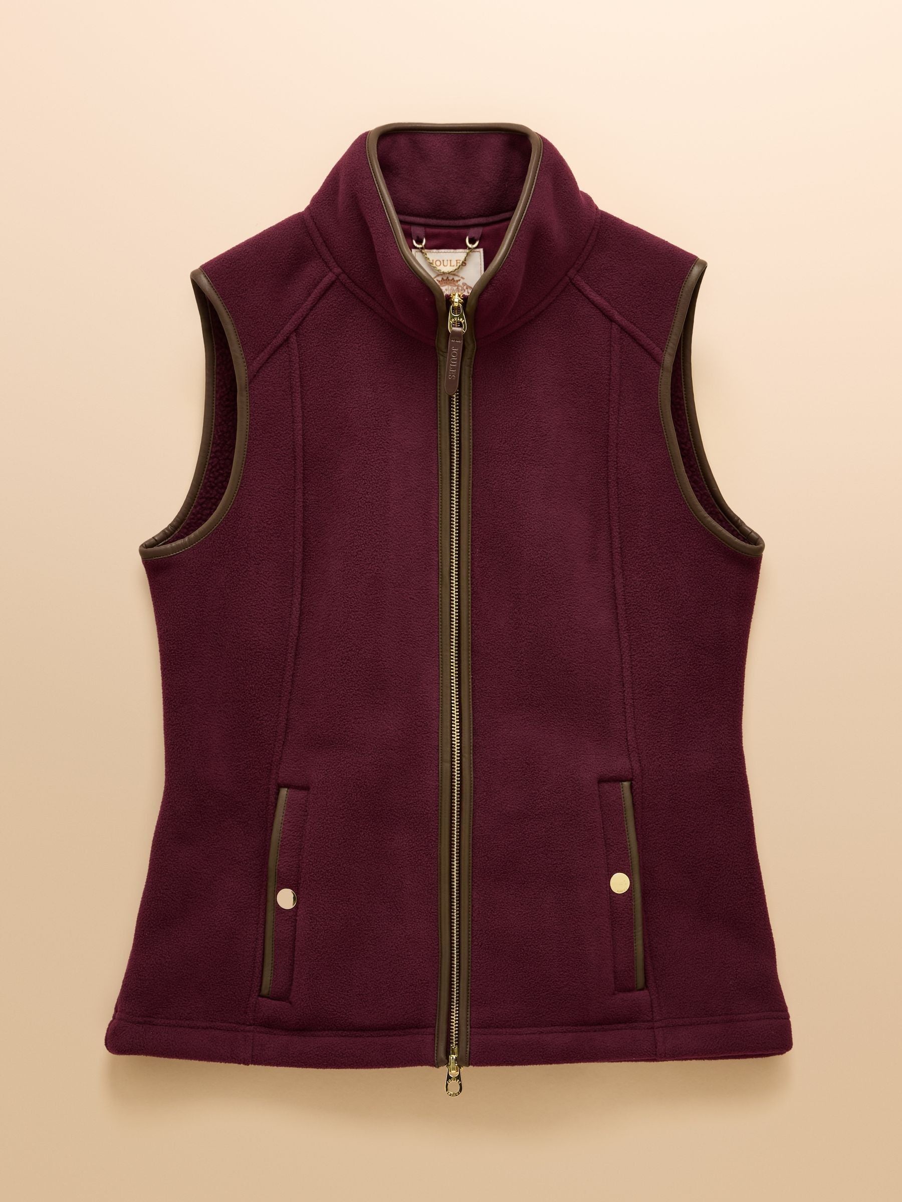 Heritage Red Fleece Gilet