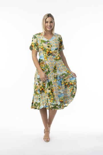 Amalfi Godet Short Dress