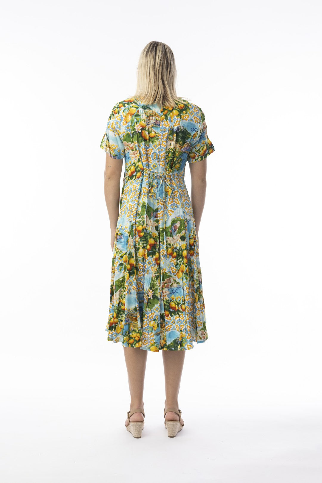 Amalfi Godet Short Dress