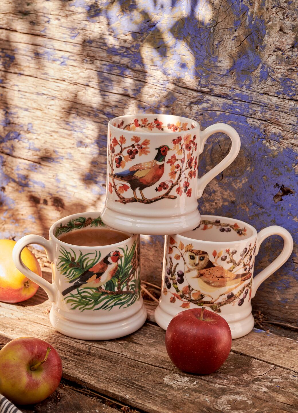 Owl In Sloe Berries 1/2 Pint Mug