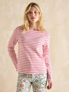 Harbour Bright Pink Boat Neck Breton Top