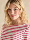 Harbour Bright Pink Boat Neck Breton Top