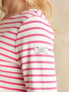 Harbour Bright Pink Boat Neck Breton Top