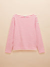 Harbour Bright Pink Boat Neck Breton Top