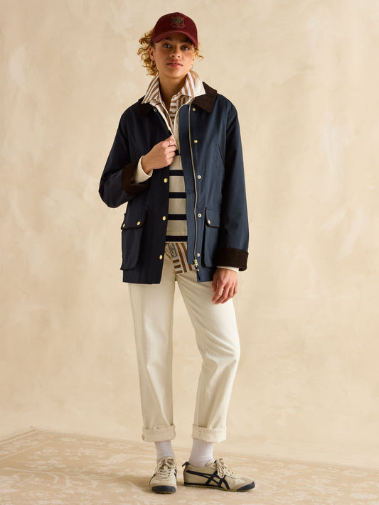 Katherine Navy Waterproof Heritage Coat