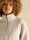 Racquet Cream Half Zip Sweatshirt