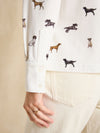 Cream Dogs Joules X Eleanor Tomlinson Jersey Shirt