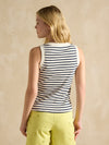 Harbour Cream & Navy Striped Jersey Vest