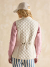 Minx Cream Showerproof Diamond Quilted Gilet