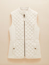 Minx Cream Showerproof Diamond Quilted Gilet