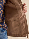 Minx Brown Showerproof Diamond Quilted Gilet